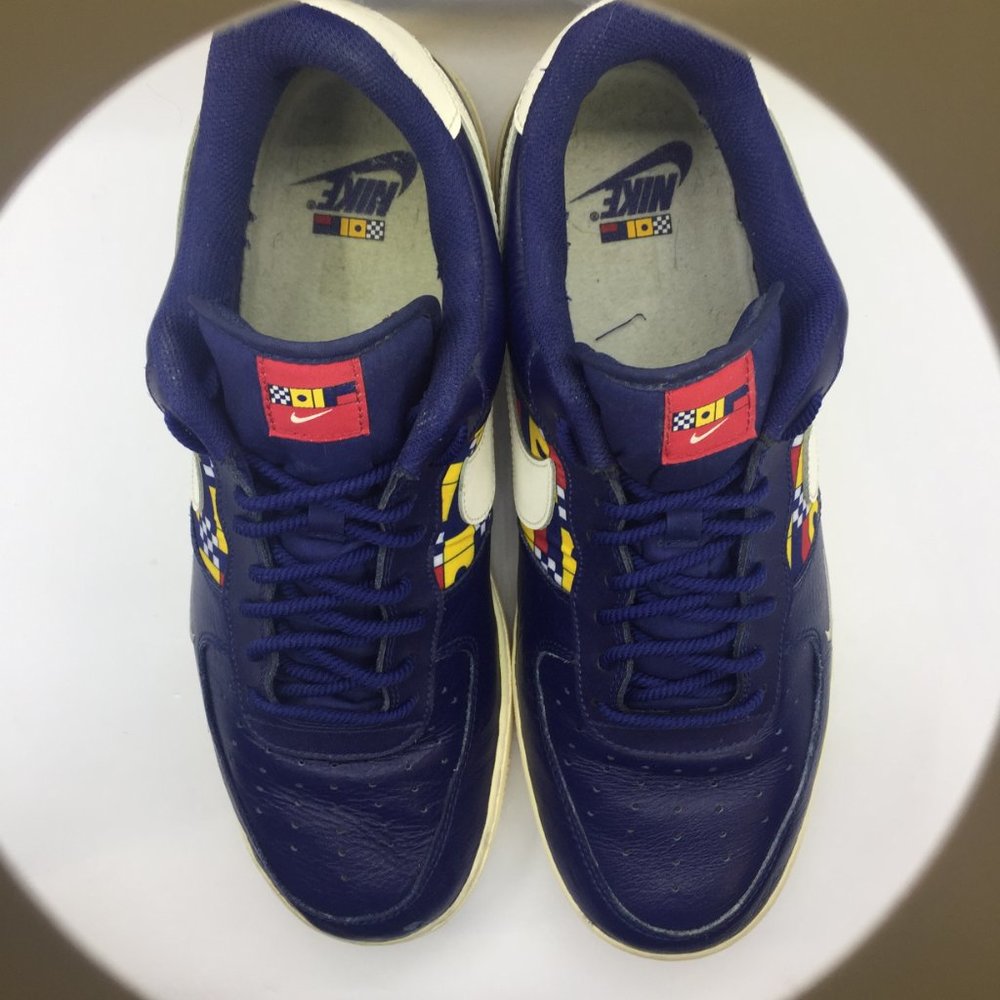 Nike Air Force 1 Low Nautical Redux Navy Sailing Men’s Shoes Size 12 AR5394-400 - Picture 9 of 14